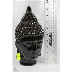 BROWN BUDDHA HEAD - 9.5 INCHES TALL