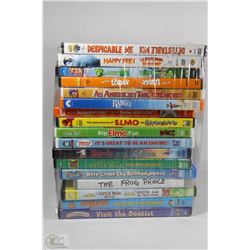 BUNDLE OF 17 KID'S DVD MOVIES