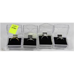 LOT OF FOUR LADIES RINGS