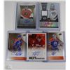 Image 1 : LOT OF 5 SIGNED HOCKEY CARDS CALVIN HEETER, MAGNUS