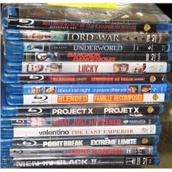 BUNDLE OF 14 BLUE RAY DVDS