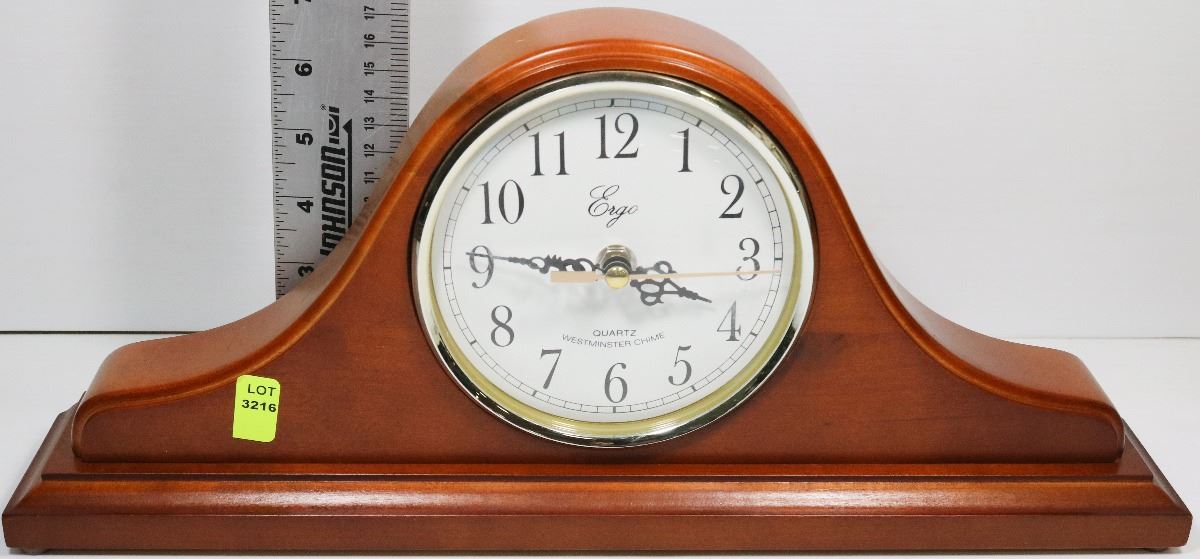 ERGO MANTEL CLOCK ,WESTMINSTER CHIME