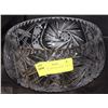 Image 1 : PINWHEEL CRYSTAL BOWL - 9 IN X 4 IN HIGH