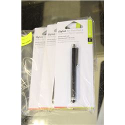 LOT OF 6 NEW STYLUS PENS FOR IPAD/IPAD 2