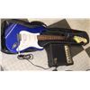 Image 1 : SQUIER STRAT BY FENDER BLUE ELECTRIC GUITAR W AMP