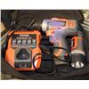 Image 1 : RIDGID 12V DRILL,FLASHLIGHT WITH 2 BATTERIES &