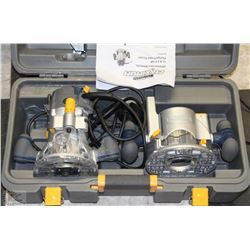 MASTERCRAFT MAXIMUM PLUNGE/FIXED ROUTER IN CASE