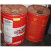 Image 1 : TWO VINTAGE 5 GAL.IMP GAS CONTAINERS