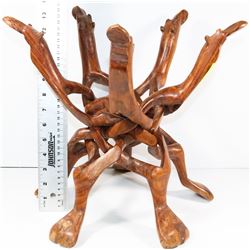 SOLID WOOD COLLAPSIBLE STAND