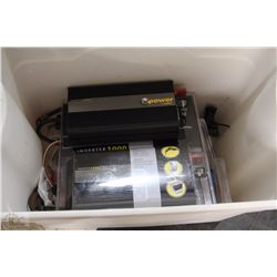 TOTE WITH POWER INVERTERS & CABLES