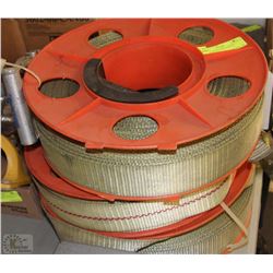 3 REELS OF RATCHET STRAPS