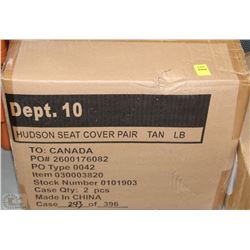 PAIR OF HUDSON SEAT COVERS