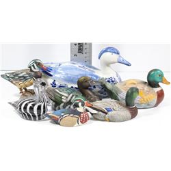 LOT OF 7 COLLECTIBLE DUCKS