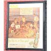 Image 1 : 1954 FRAMED ADVERTISEMENT 7-UP