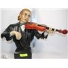 Image 1 : ENTERTAINER PLAYING VIOLIN STATUE ON MARBLE BASE
