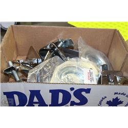 LOT OF 7 NEW TIE DOWNS AND FLOOR MOUNT TIE DOWNS