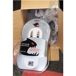 CASE OF FOUR 12' STEREO AUDIO CABLES