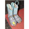 Image 1 : PAIR OF CHILDRENS RUBBER BOOTS