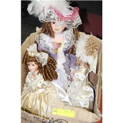 THREE COLLECTOR DOLLS