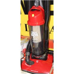 DIRT DEVIL BAGLESS UPRIGHT VACUUM WITH ATTACHMENTS