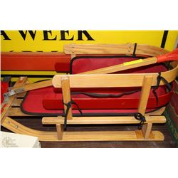 VEGABOND WOODEN CHILDRENS PULL SLED