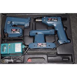 CORDLESS TOOL SET 7.2 VOLT JIG SAW, FINISHING