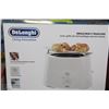 Image 1 : DELONGHI 2 SLICE TOASTER WITH POP-UP WARMING RACK