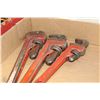 Image 1 : LOT OF 3 RIGID PIPE WRENCHES