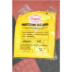 NEW BOSS RAIN JACKET SIZE LARGE