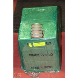 LOT OF 36 BRAND NEW FROSTED GLASS VOTIVE