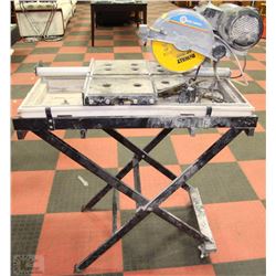 KING CANADA WET TILE SAW CUTTER W/ ROLLING STAND