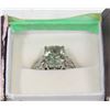 Image 1 : HARRIS COLOR GREEN AMETHYST 5.25CTS RING