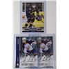 Image 1 : LOT OF 3 AARON EKBALD SIGNED & NUMBERED HOCKEY