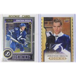 LOT OF 2 JOHNATHAN DROUIN ROOKIE CARDS