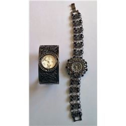 LOT OF 2 LADIES FASHION WATCHES