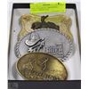 Image 1 : 3 BELT BUCKLES - BROWNING, LABATT BRIER AND