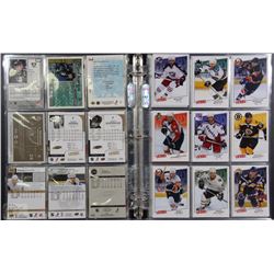 BINDER OF MIXED HOCKEY CARDS