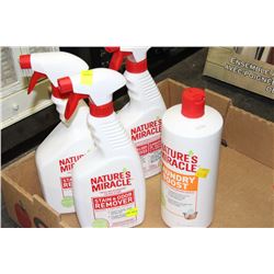 3 NATURES MIRACLE STAIN & ODOR REMOVER AND