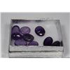 Image 1 : #13- NATURAL NON-ENHANCED PURPLE AMETHYST GEM-