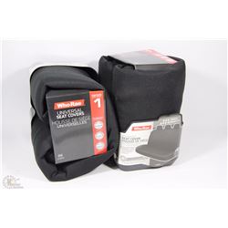 CASE OF 2 NEW SEAT COVERS