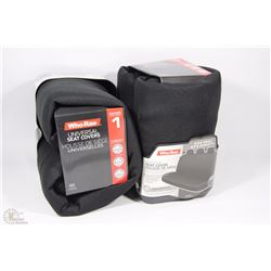 CASE OF 2 NEW SEAT COVERS