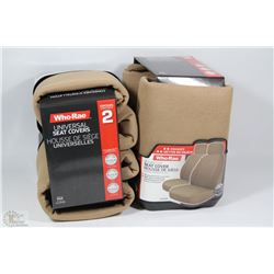CASE OF 2 HUDSON SEAT COVER - TAN