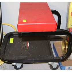 MECHANICS REPAIR STOOL ON WHEELS