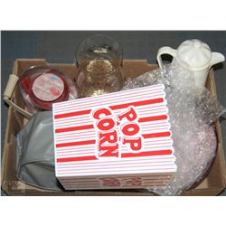 FLAT WITH PUNCH BOWL SET, FONDUE SET, CHEQUE