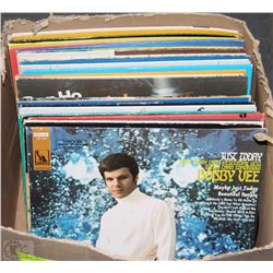 BOX OF MIXED RECORDS
