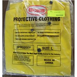 NEW BOSS RAIN JACKET SIZE LARGE