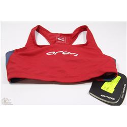 NEW ORCA  TRI-RACE LOW TOP  RED AND GREY SIZE 8