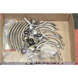 BOX OF MISCELLANOUS CABINET HANDLES
