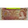 Image 1 : U) 1974 CANADIAN $2.00 BANKNOTE