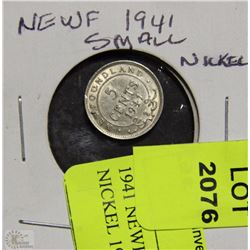 1941 NEWFOUNDLAND SMALL NICKEL
